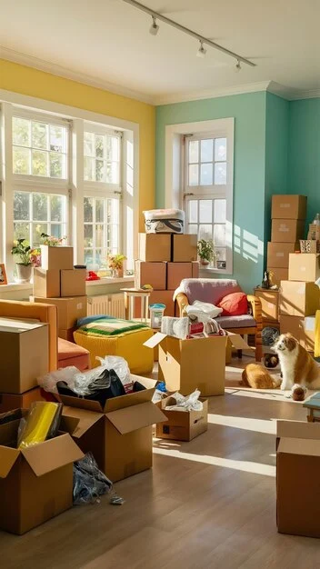 Débarras d'appartement avant remise des clés