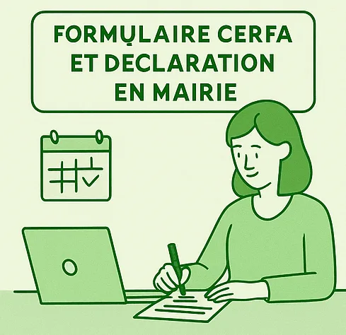 Formulaire Cerfa et déclaration en mairie