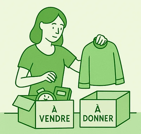 objets invendus après le débarras