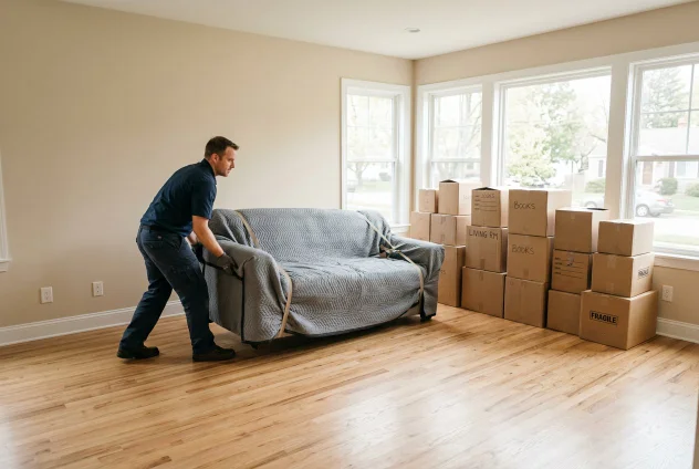Livraison et mise en place dans un appartement
